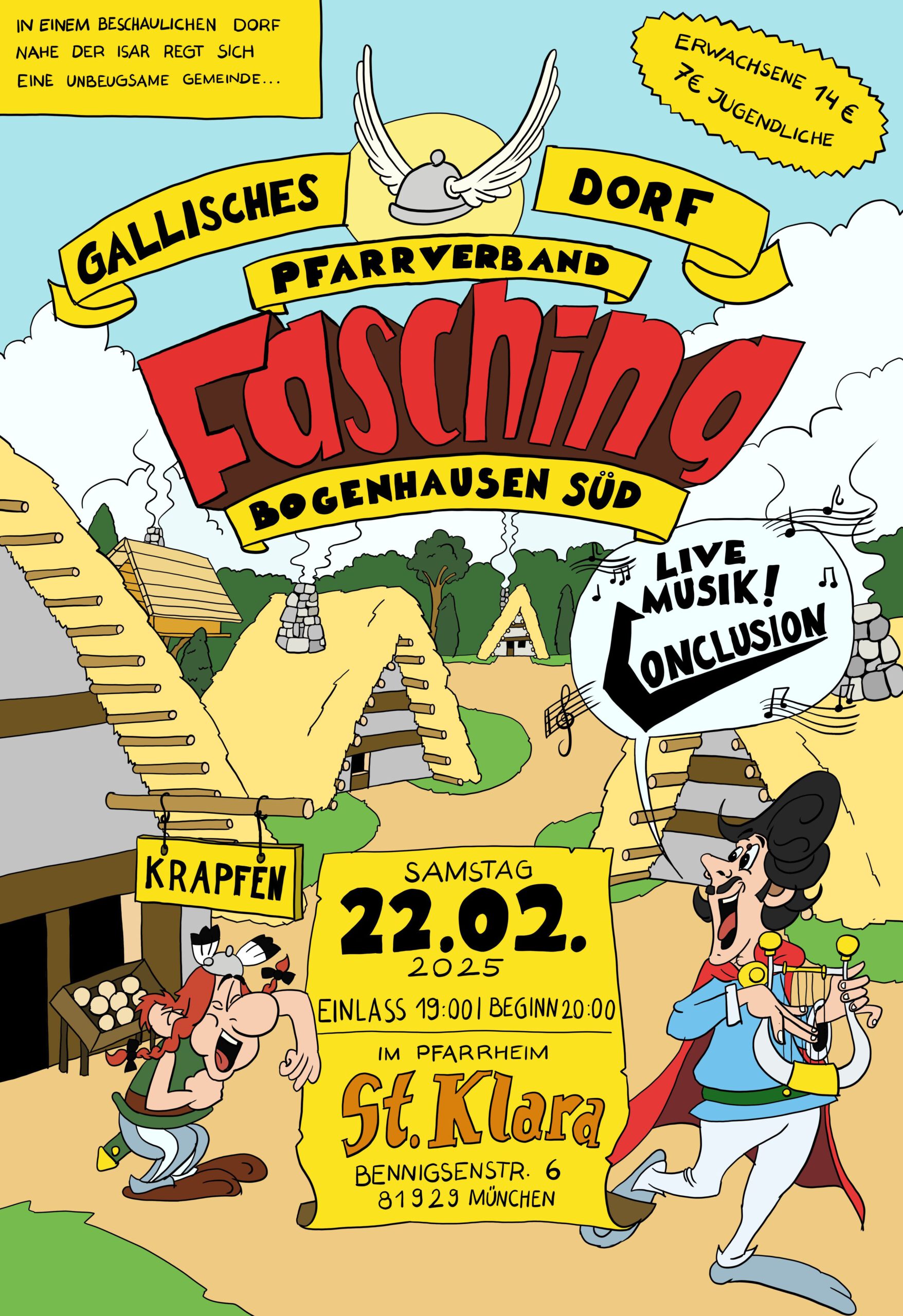 Faschingsplakat_St_Klara_2025